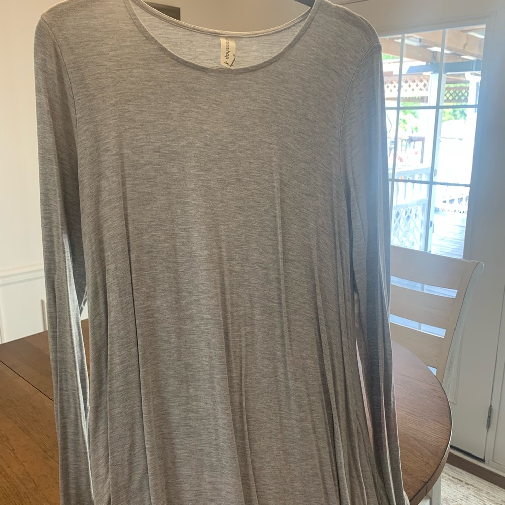 light grey dress